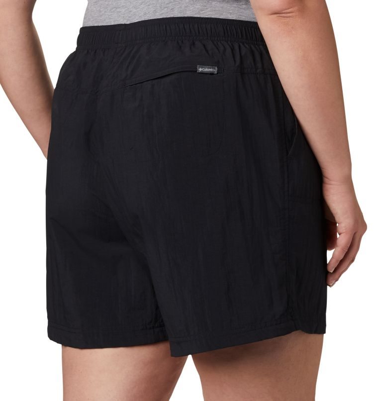 Women's Columbia Sandy River Shorts Black | Plus Size CA-F5641